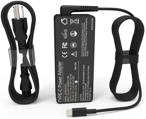 עבור קו הרוחב של Dell 5420 5520 7420 מטען: USB C מטען מחשב נייד 65W 45W מטען מחשב נייד אוניברסלי-HP