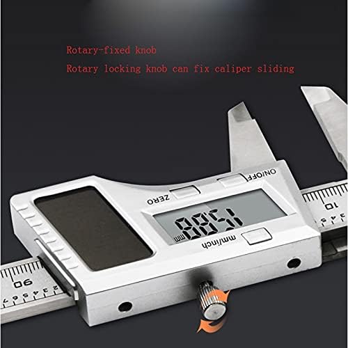 Uoeidosb כוח סולארי Vernier Caliper Digital 150 ממ 6 אינץ