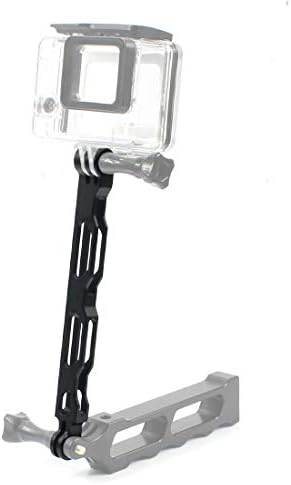 פייצ'או אלומיניום סגסוגת הארכת זרוע מוט מתכת מחזיק מחזיק זרוע תואם לגיבור GoPro 3 3+ 4 5 6/ yi/ 4K/ SJCAM Selfie
