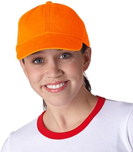 אדמס 6-פנל נמוך פרופיל כובע, מנדרינה, אחד-גודל