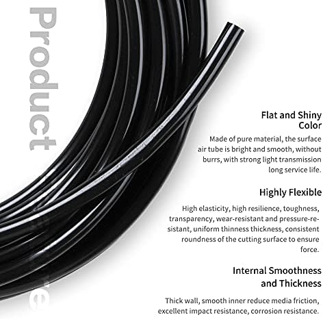 אוויר צינור צינור צינור 5/32 אינץ או 4 ממ 2.5 ממ מזהה 39.4 רגל/12 מטר עבור אוויר קו או נוזל העברה