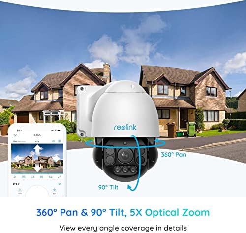 REOLINK 4K POE מצלמות אבטחה IP חיצוניות, זום אופטי 3X, גילוי אנושי/רכב, זמן פגיעה, עבודה עם בית חכם, הקלטה