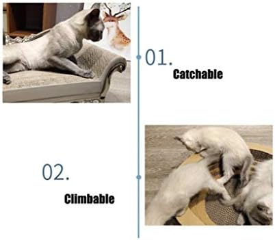 רטרו ספה בצורת חתול גרדן רפידות חתול מגרד טרקלין מיטת קרטון גלי גרדן לוחות, אפור