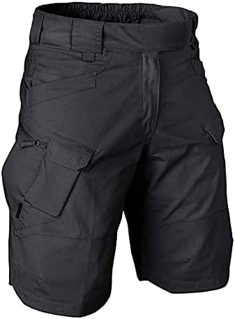 מכנסי אימון טקטיים של Oioloy לגברים מכנסי מטען מהירים מהיר של טיולים יבש עם ריבוי כיסים