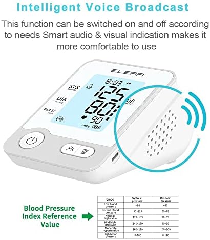 אלרה 5.56-18.96 סנטימטרים דיגיטלי אוטומטי לחץ דם צג עם אלרה אוזן ומצח מדחום עבור תינוק, תינוקות, מבוגרים