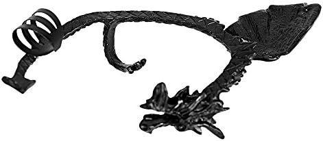 בציר גותי פאנק פיתוי מתכת דרקון ביס אוזן קאף קליפ עגיל רטרו בעלי החיים שאינו פירסינג לעטוף סורק מטפס עגיל
