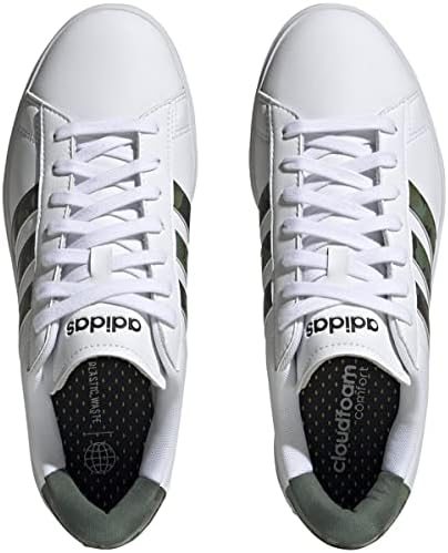 אדידס גרנד קורט 2.0 נעלי טניס לגברים עם פסי הסוואה
