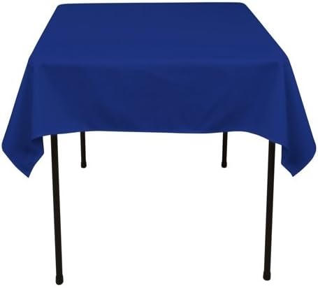 נדרים 36 איקס 36 אינץ רויאל כחול כיכר פוליאסטר שולחן בד שולחן כיסוי חתונה מסיבת אירוע-1 מחשב