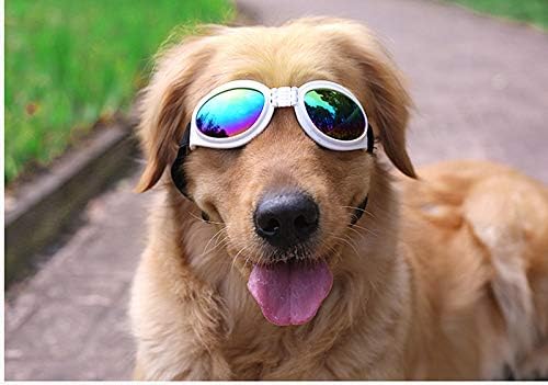 משקפי שמש של כלבים של Dplus - משקפי שמש - משקפיים של 6 - לכלבים משקפי סקי כלבים עם משקפי שמש של מחמד מחמד של UV