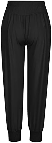 מכנסי פשתן של Ekvahl לנשים מכנסי פשתן מכנסיים ארוכים במיוחד נשים אביב אלגנטי