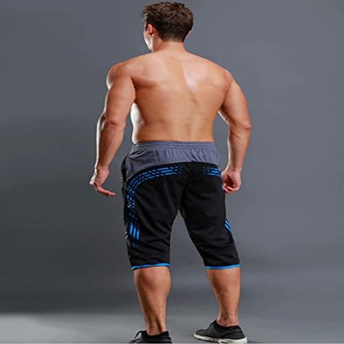 WSSBK Mens Sports Running מכנסי כושר ללבוש אימון כושר גברים ספורט מכנסיים קצרים מכנסיים טניס כדורגל מכנסי אימוני