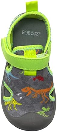 נעלי מים של Robeez ילדים בנים ובנות מחליקים נעלי ניאופרן אקווה עמידות בפני קיץ, חוף, בריכה - תינוקות/פעוט,
