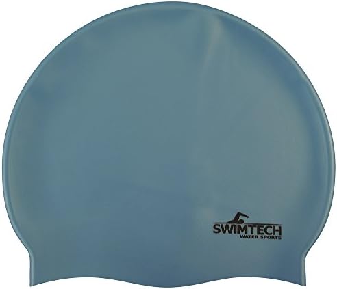 Swimtech Silicone Silicone Swim Cap בריכת מים הגנה על שיער מבוגר