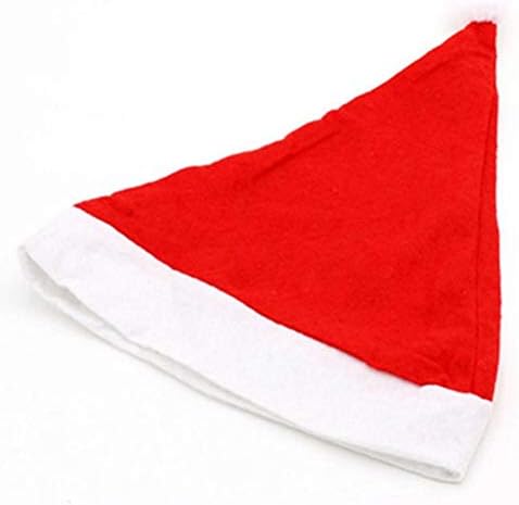 עמוס רגיל כובע 15 יחידות לא ארוג סנטה כובעי חג המולד כובע סנטה קלאוס תלבושות אביזרי מסיבת חג