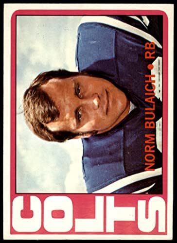 1972 Topps 232 נורם Bulaich Baltimore Colts NM+ Colts TCU