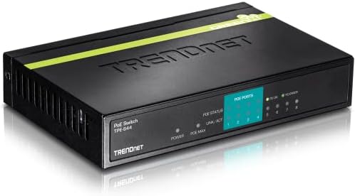 Trendnet TPE -S44 מתג אתרנט מהיר - 2 שכבה נתמכת - 5 שנים - WEEE, ROHS Consionabity -ROHS com