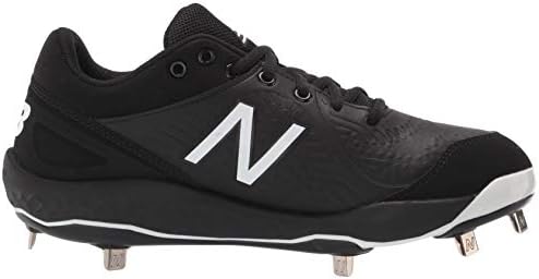 New Balance's Fresh Coam 3000 V5 נעל בייסבול מטאל, שחור סינטטי, 9
