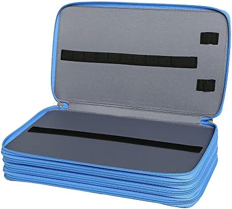 נייד צבעוני מקרה ארגונית חריץ מחזיק 300 יחידות עפרונות עם הדפסת דפוס עבור פריזמה צבע בצבעי מים, עפרונות