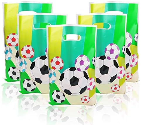 תיקיית מסיבות כדורגל קודוחי, 50 מחשבים פתיחים שקיות ממתקים תיקי כדורגל תיקי כדורגל נושא מתנה ללידת יום