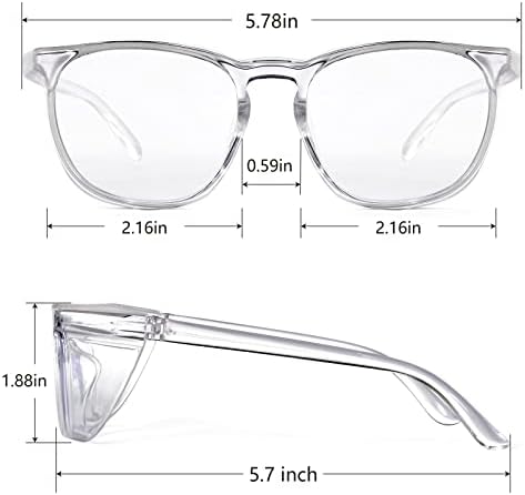משקפי בטיחות של PSI נגד ערפל לנשים גברים, משקפי בטיחות מעבדה חמודה לאחיות, משקפי מגן עיניים