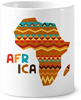 אפריקה מפוארת דמויות מפה פסים מברשת שיניים מחזיק עט ספל קרמיקה עמדת עיפרון כוס