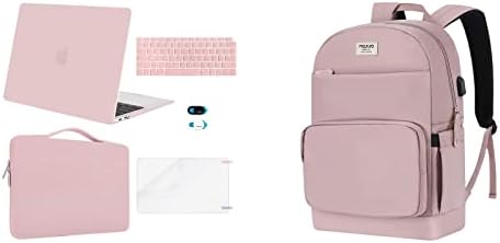 Mosiso תואם ל- MacBook Air 13 אינץ 'מארז 2018-2022 שחרור A2337 M1 A2179 A1932, מעטפת קשיחה מפלסטיק