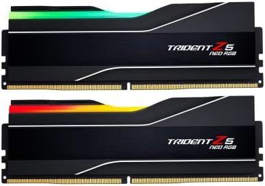 G.Skill Trident Z5 Neo RGB סדרה 32GB 288-PIN SDRAM DDR5 5600 CL30-36-36-89 1.25V זיכרון שולחן עבודה שולחן