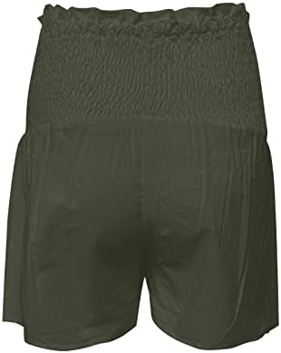 LMSXCT מכנסיים קצרים עם מותניים גבוהים של LMSXCT מכנסיים קצרים ספורטיביים שרוך מכנסיים קצרים ספורטיביים