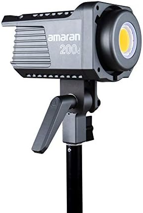 Aputure Amaran 200d LED Video Light, 200W CRI95+ TLCI96+ 65,000 LUX@1M בקרת אפליקציות Bluetooth