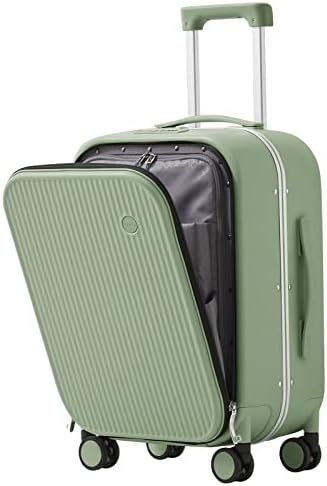 מיקסי לשאת על מזוודות, 20 מזוודות עם ספינר גלגלים, מתגלגל נסיעות מזוודה עם מול מחשב נייד כיס מטען אלומיניום