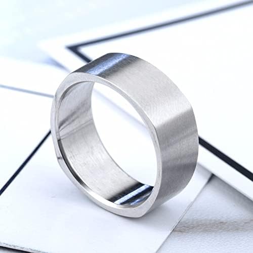 קולסו 8 ממ טבעת חתונה אירוסין כיכר טבעות נשים גברים אישית טבעת אישית טבעת חקוק טבעת-40215