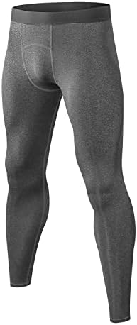 גברים של דחיסת מכנסיים מגניב יבש אתלטי אימון חותלות ספורט ריצה פעיל גרביונים בסיס שכבה
