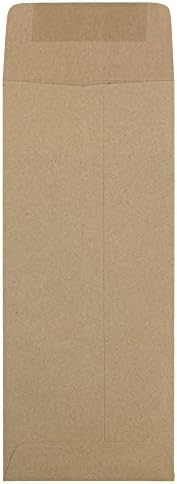 נייר ריבה 12 מעטפות עסקים של מדיניות עסקים - 4 3/4 x 11 - שקית נייר חומה קראפט - 50/חבילה