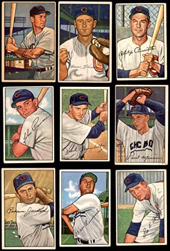 1952 Bowman Chicago Cubs ליד צוות Set Chicago Cubs VG Cubs