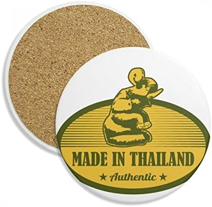 תרבות המכס התאילנדית המיוצרת בתאילנד משקה משקה קרמיקה חופי קרמיקה למתנות כוס ספל 2 יחידות