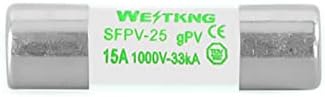 Scruby PV נתיך סולארי 1000V DC 10 * 38 ממ 1A 3A 5A 10A 15A 20A 25A 30A להגנת מערכת פוטו -וולטאית הגנה