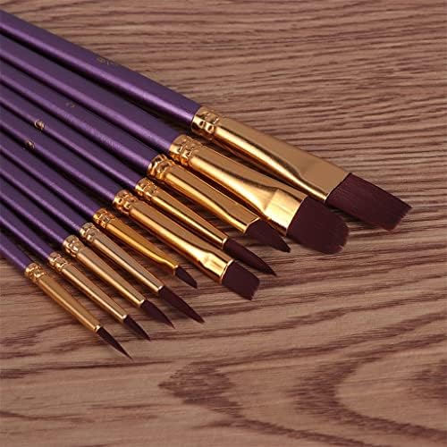 N/A 10 יחידות/סט צבעי עט צבעי עט מברשת צבע ניילון מברשות צבע שיער