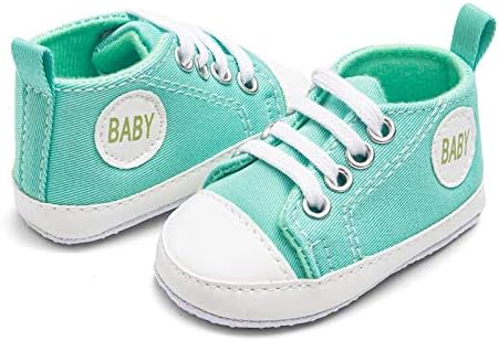 נעלי תינוקות eoailr, 0-18 חודשים תינוקות תינוקות בנות נעלי ספורט קריקטורה סולית רכה נעלי הליכה ראשונות
