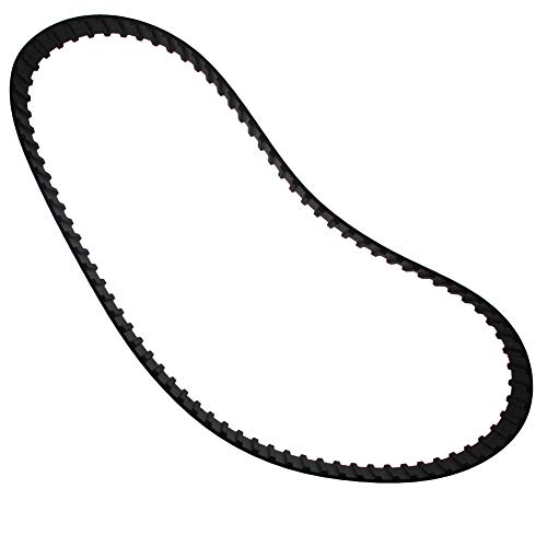 חגורת תזמון פילקט שחור שחור גומי חגורה תעשייתי חגורת כונן לולאה סגורה גלגלת סינכרונית, רוחב 25 ממ, מגרש