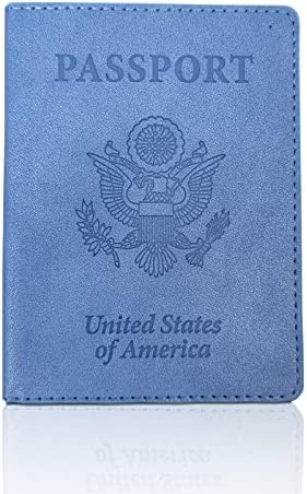 דרכון וחיסון כרטיס מחזיק קומבו, עור מפוצל דרכון מחזיק עם חיסון כרטיס חריץ, דק דרכון כיסוי,