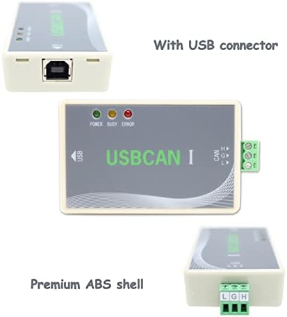 KUIDAMOS CAN מתאם USB, USB ל- CAN CAN Analyzer Can-BUS BUS מתאם ממיר אינטליגנטי עם כבל USB USB ל- CAN CAB CAN