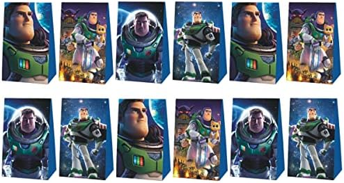 NF Orange 12 יחידות Buzz Buzz Lightyear Himply תיק, ציוד למסיבות יום הולדת לקשט ציוד.