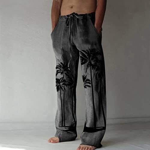 ארנק Duowei ישן מגברים אופנה כותנה הדפסה קטנה מזדמנת ומכנסי כיס מודפסים מכנסיים בגודל גדול מכנסיים בגודל גדול