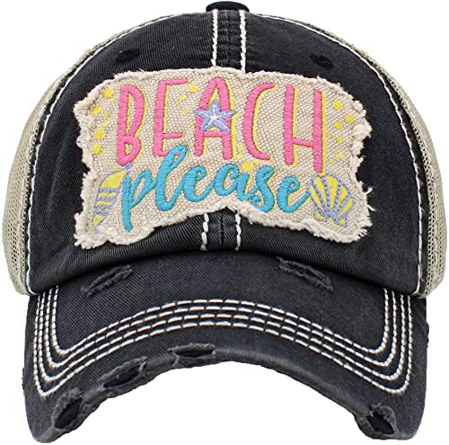 Kbethos Beach בבקשה כובע בייסבול רשת נשים