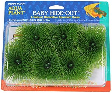 פן-פלאקס גידול דגי דשא-תינוק מחבוא עבור מטגנים-נהדר עבור נושאי חיים וביצה שכבות-פלסטיק אקווריום צמחים - 2 חתיכות