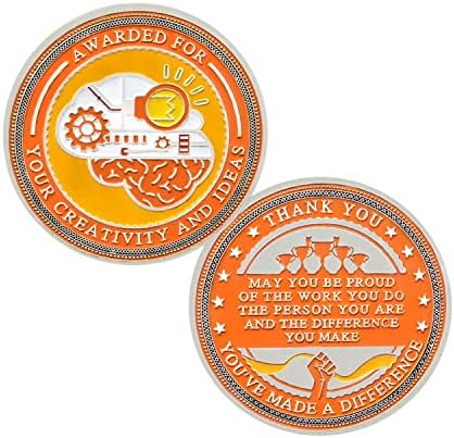 5 יחידות הערכה מטבעות סט הפרס מתנה עבור עובד-השראה מטבע בתפזורת מתנות לעמית לעבודה צוות תלמיד