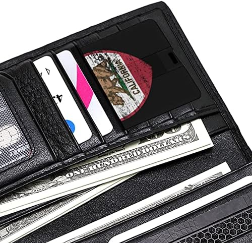 קליפורניה דוב עשב עשב לב כרטיס בנק אשראי USB כונני פלאש נייד זיכרון נייד כונן אחסון מפתח 64 גרם