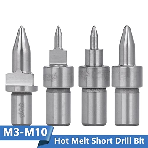 קידוח חיכוך תרמי ממיס חם תמיס קצר מקדח קרביד מוצק ייצור חור ייצור M3 M4 M5 M6 M8 M8 M10 כלי קידוח