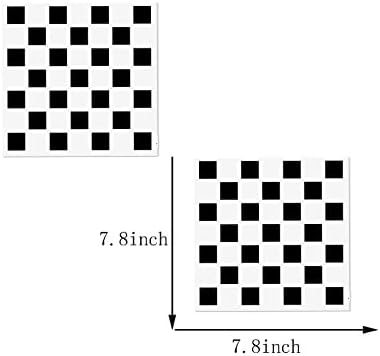 3 יחידות שחמט שבלונות כיכר צורת שבלונות לשימוש חוזר מיילר פלסטיק תבניות עבור ציור על קיר עץ ארון כריות כרטיס