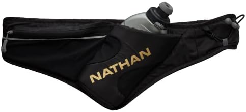 חבילת מותניים של נתן פיק הידרציה עם שטח אחסון ובקבוק ריצה 18 אונקיות-ריצה – טיולים רגליים, קמפינג,